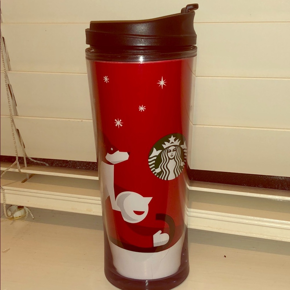 Starbucks 2011 Christmas Sled Dog Travel Mug
